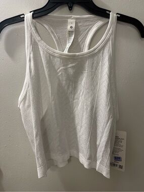 lululemon athletica White Racerback Tank Top